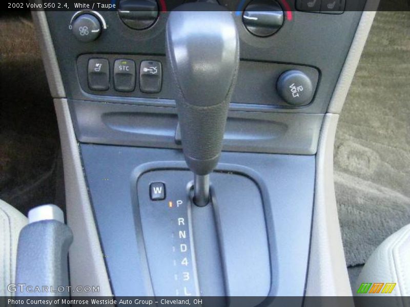 White / Taupe 2002 Volvo S60 2.4