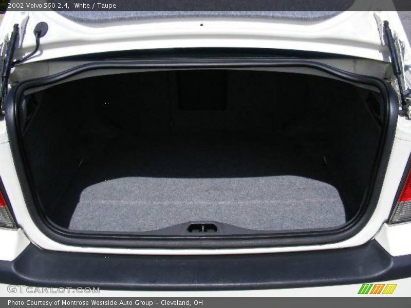White / Taupe 2002 Volvo S60 2.4