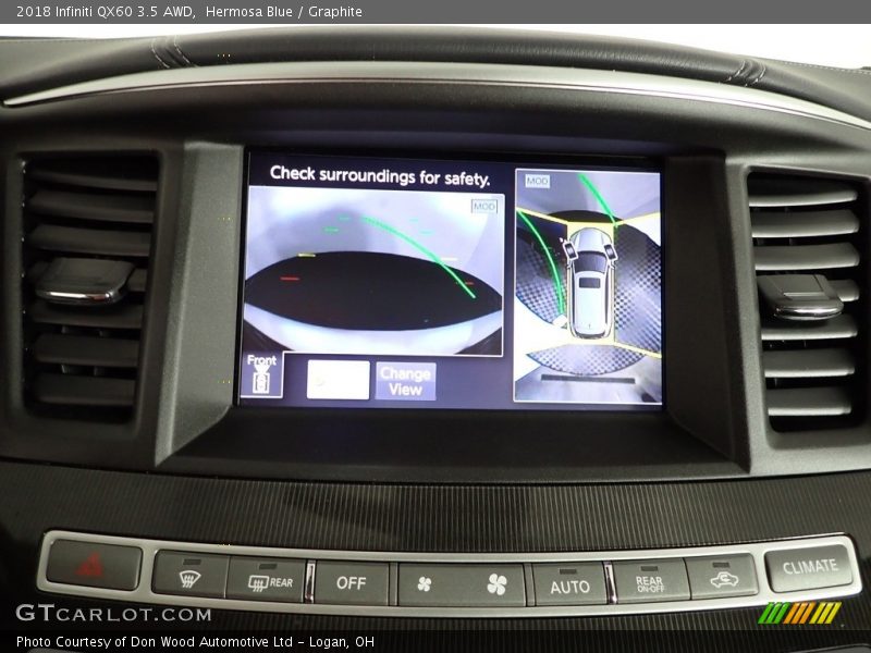 Hermosa Blue / Graphite 2018 Infiniti QX60 3.5 AWD