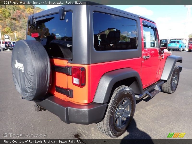 Firecracker Red / Black 2017 Jeep Wrangler Sport 4x4