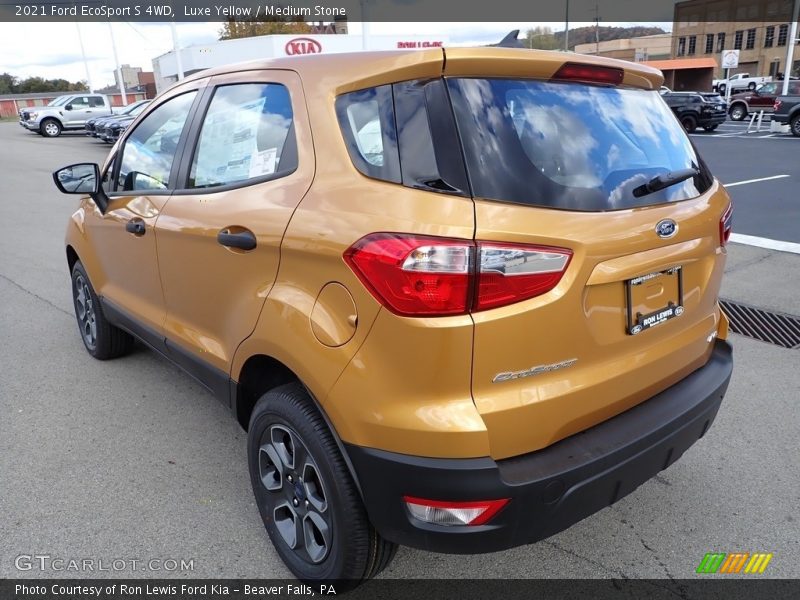 Luxe Yellow / Medium Stone 2021 Ford EcoSport S 4WD