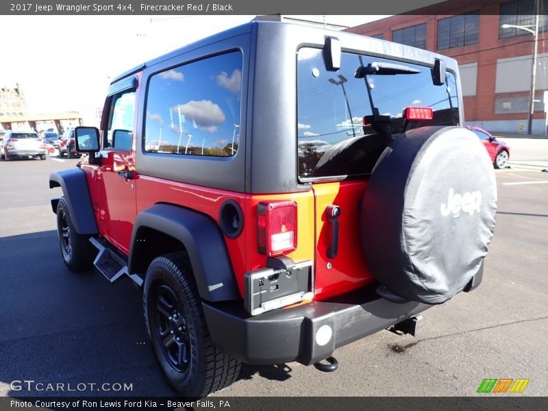 Firecracker Red / Black 2017 Jeep Wrangler Sport 4x4