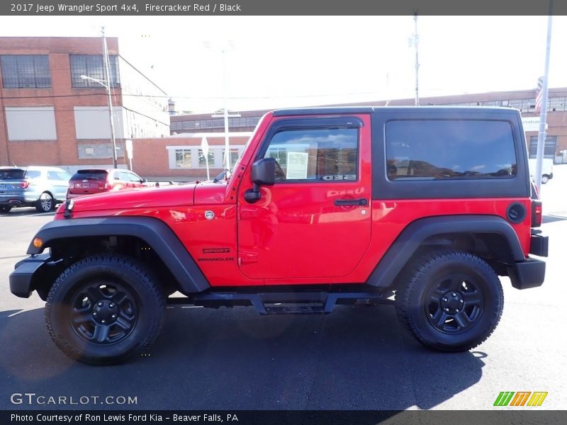 Firecracker Red / Black 2017 Jeep Wrangler Sport 4x4