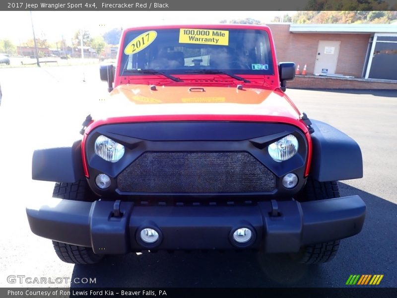 Firecracker Red / Black 2017 Jeep Wrangler Sport 4x4