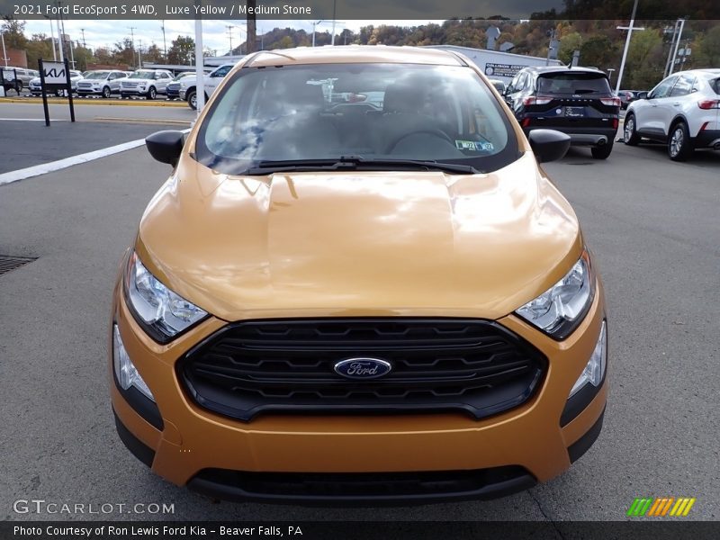 Luxe Yellow / Medium Stone 2021 Ford EcoSport S 4WD
