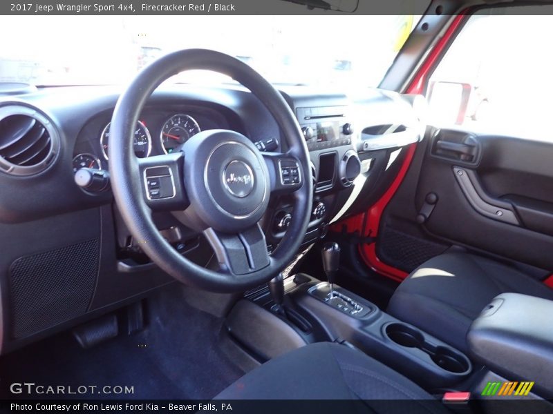 Firecracker Red / Black 2017 Jeep Wrangler Sport 4x4
