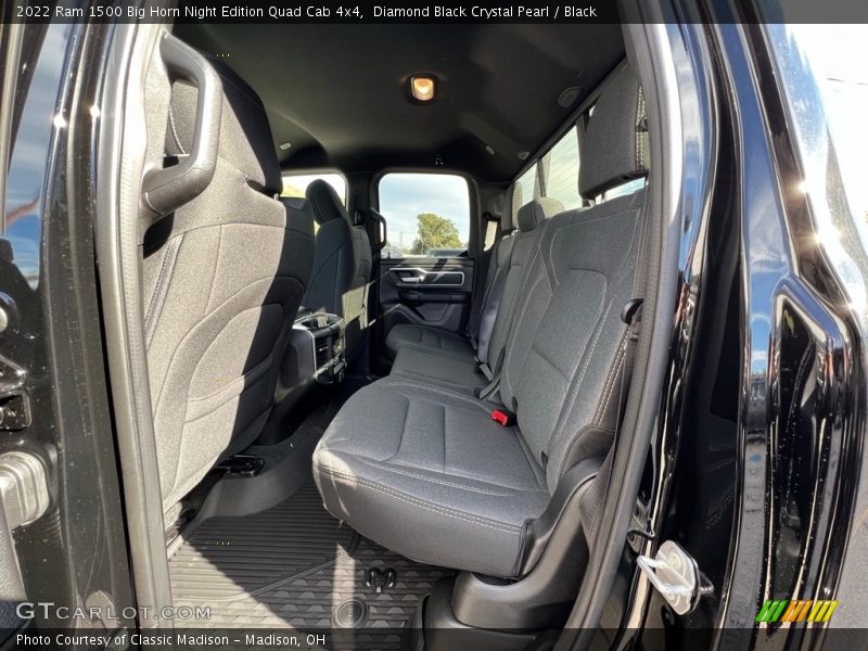 Rear Seat of 2022 1500 Big Horn Night Edition Quad Cab 4x4