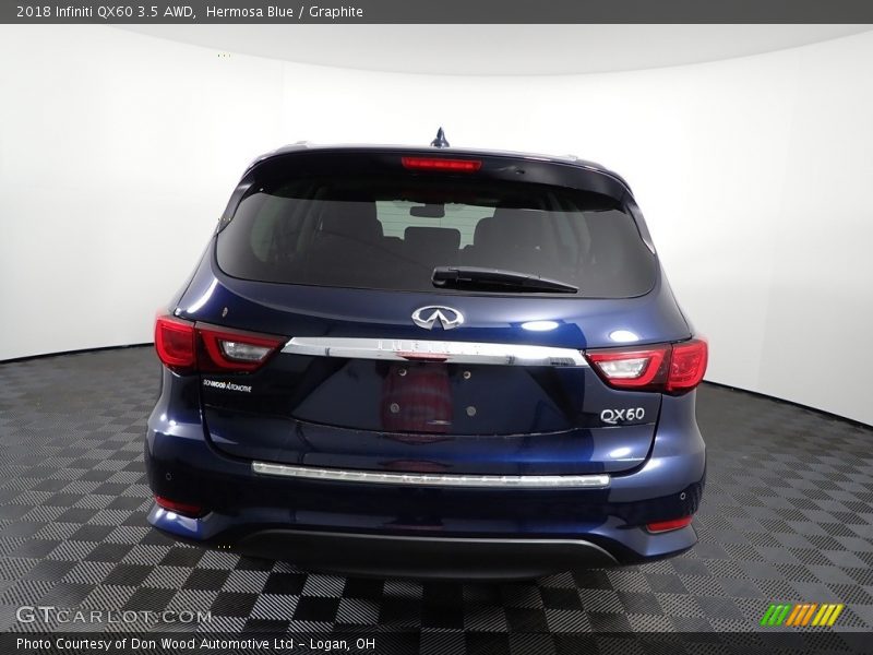 Hermosa Blue / Graphite 2018 Infiniti QX60 3.5 AWD