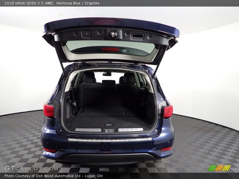Hermosa Blue / Graphite 2018 Infiniti QX60 3.5 AWD