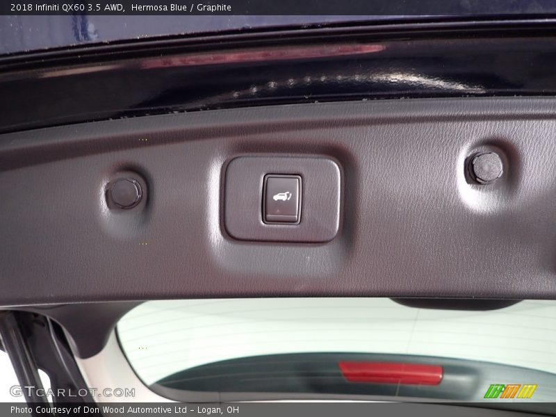 Hermosa Blue / Graphite 2018 Infiniti QX60 3.5 AWD