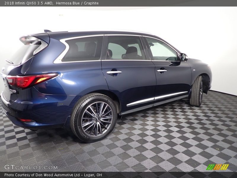 Hermosa Blue / Graphite 2018 Infiniti QX60 3.5 AWD