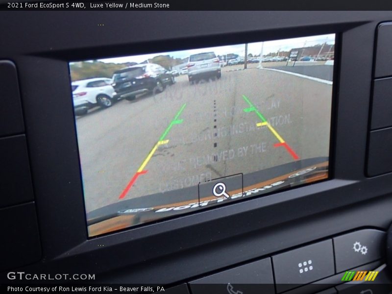 Luxe Yellow / Medium Stone 2021 Ford EcoSport S 4WD