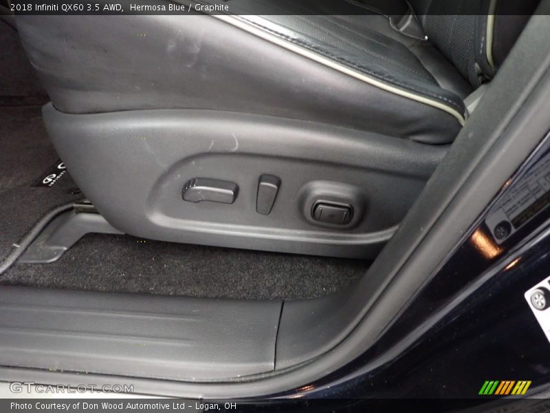 Hermosa Blue / Graphite 2018 Infiniti QX60 3.5 AWD