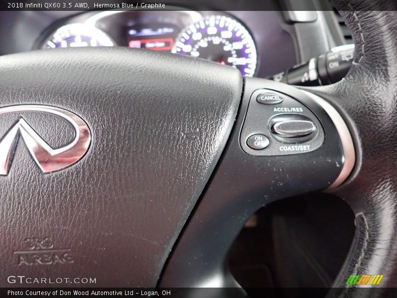 Hermosa Blue / Graphite 2018 Infiniti QX60 3.5 AWD