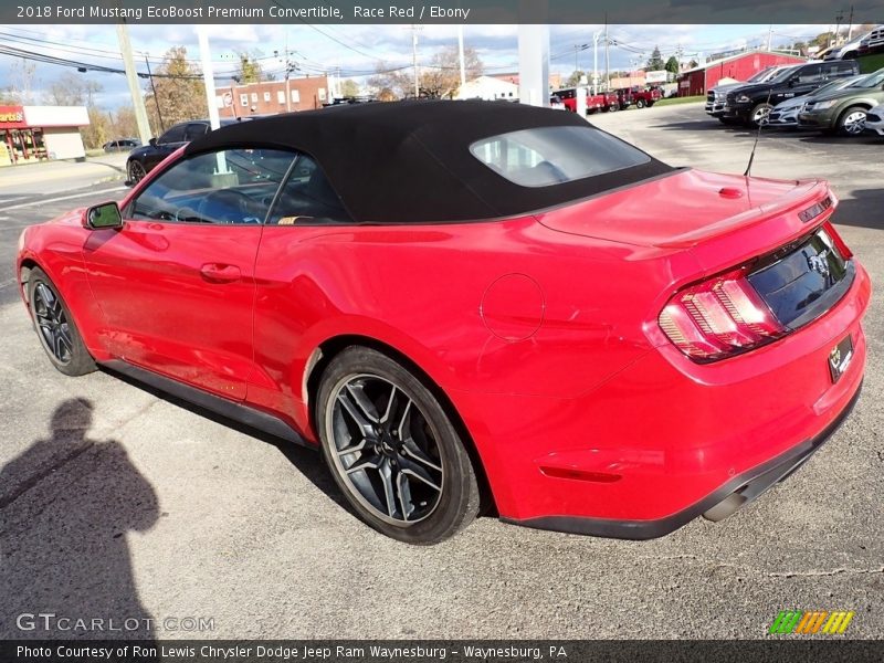 Race Red / Ebony 2018 Ford Mustang EcoBoost Premium Convertible