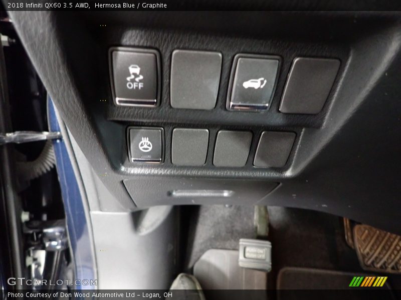 Hermosa Blue / Graphite 2018 Infiniti QX60 3.5 AWD