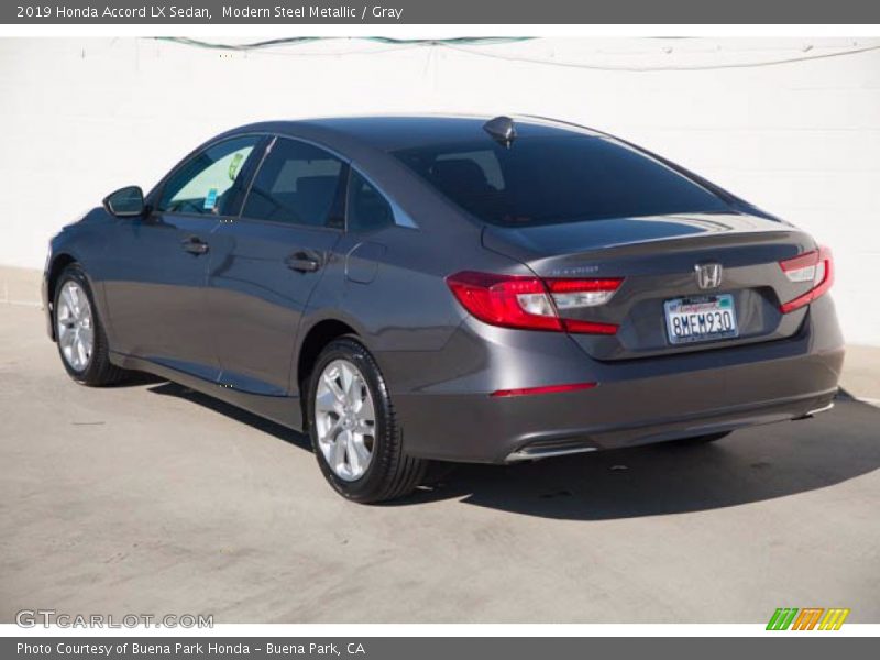 Modern Steel Metallic / Gray 2019 Honda Accord LX Sedan