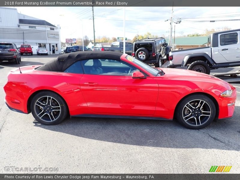 Race Red / Ebony 2018 Ford Mustang EcoBoost Premium Convertible