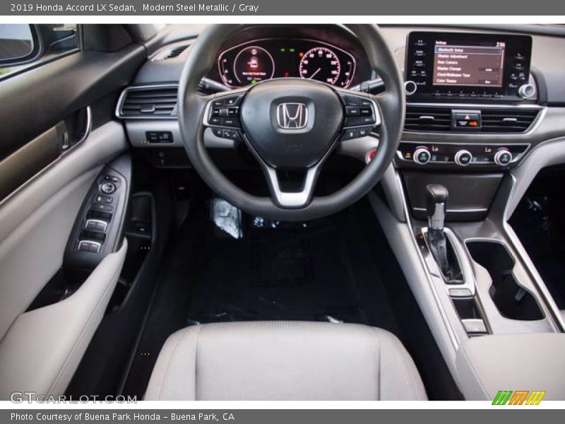 Modern Steel Metallic / Gray 2019 Honda Accord LX Sedan