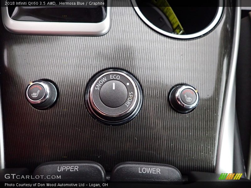 Hermosa Blue / Graphite 2018 Infiniti QX60 3.5 AWD