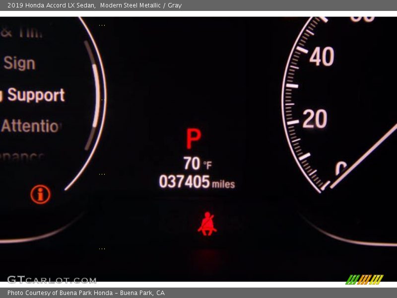 Modern Steel Metallic / Gray 2019 Honda Accord LX Sedan