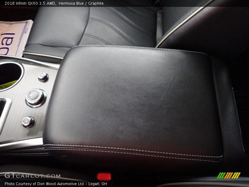 Hermosa Blue / Graphite 2018 Infiniti QX60 3.5 AWD