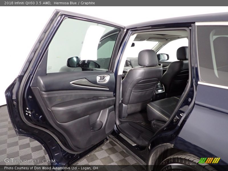 Hermosa Blue / Graphite 2018 Infiniti QX60 3.5 AWD