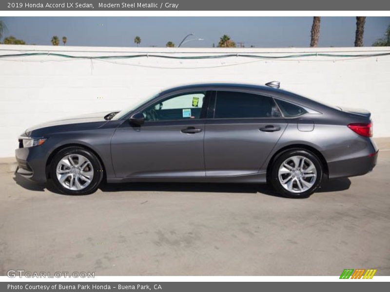Modern Steel Metallic / Gray 2019 Honda Accord LX Sedan