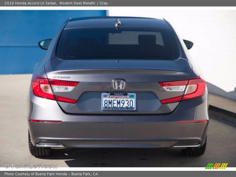Modern Steel Metallic / Gray 2019 Honda Accord LX Sedan