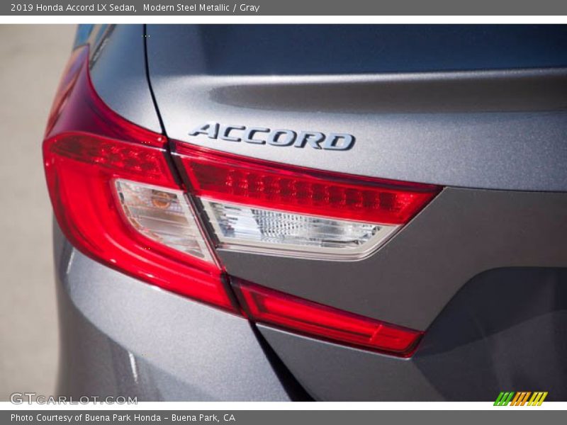 Modern Steel Metallic / Gray 2019 Honda Accord LX Sedan