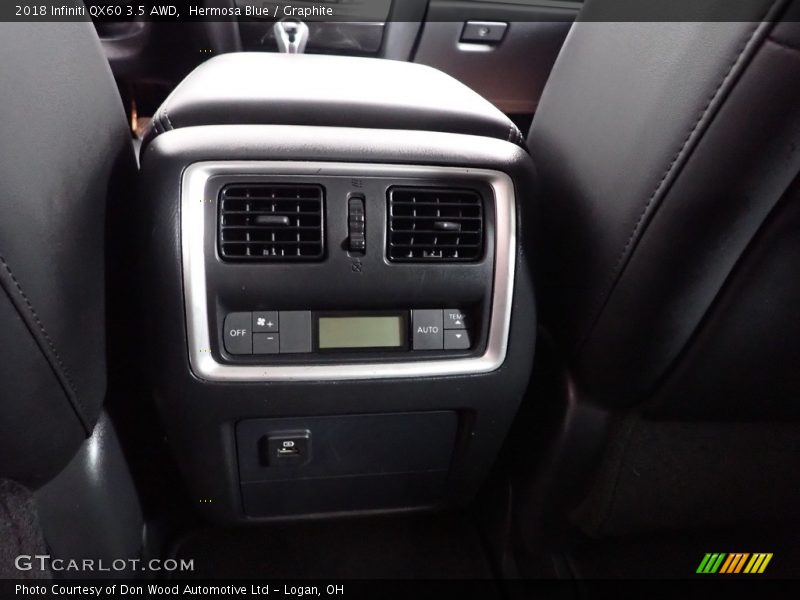 Hermosa Blue / Graphite 2018 Infiniti QX60 3.5 AWD