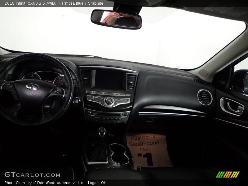 Hermosa Blue / Graphite 2018 Infiniti QX60 3.5 AWD