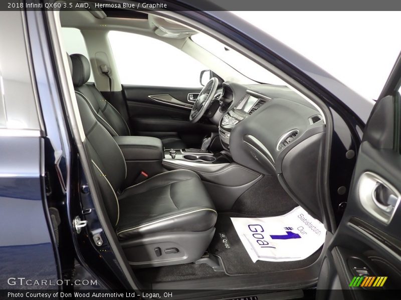 Hermosa Blue / Graphite 2018 Infiniti QX60 3.5 AWD