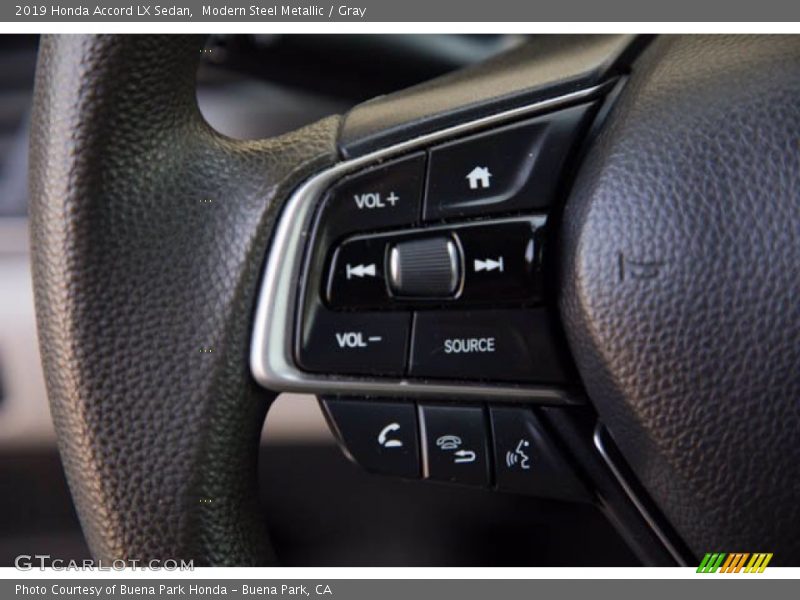 Modern Steel Metallic / Gray 2019 Honda Accord LX Sedan
