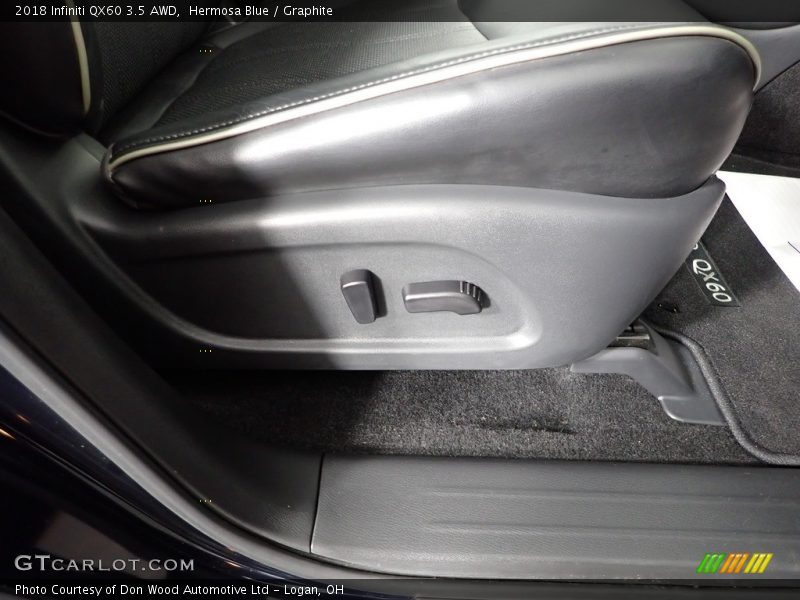 Hermosa Blue / Graphite 2018 Infiniti QX60 3.5 AWD