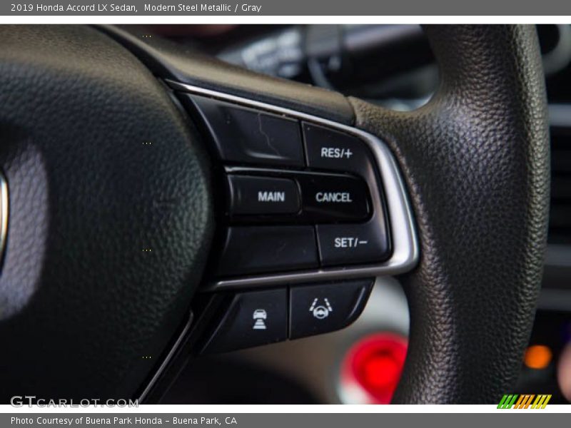 Modern Steel Metallic / Gray 2019 Honda Accord LX Sedan