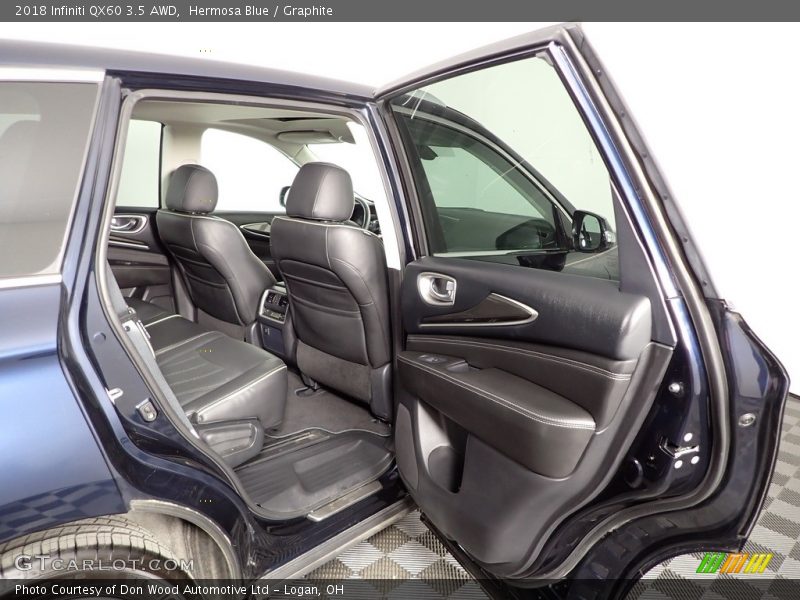 Hermosa Blue / Graphite 2018 Infiniti QX60 3.5 AWD