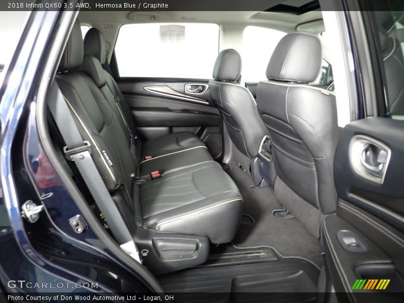 Hermosa Blue / Graphite 2018 Infiniti QX60 3.5 AWD