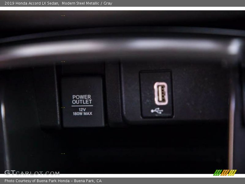 Modern Steel Metallic / Gray 2019 Honda Accord LX Sedan