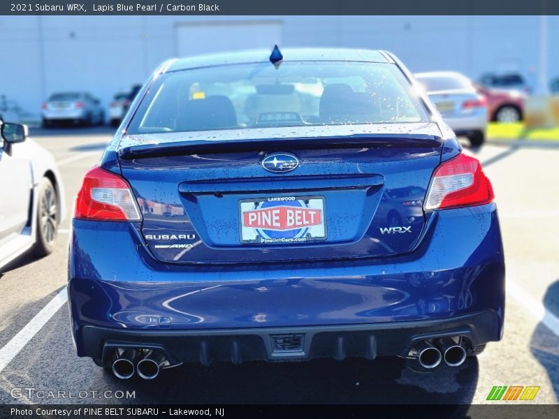 Lapis Blue Pearl / Carbon Black 2021 Subaru WRX