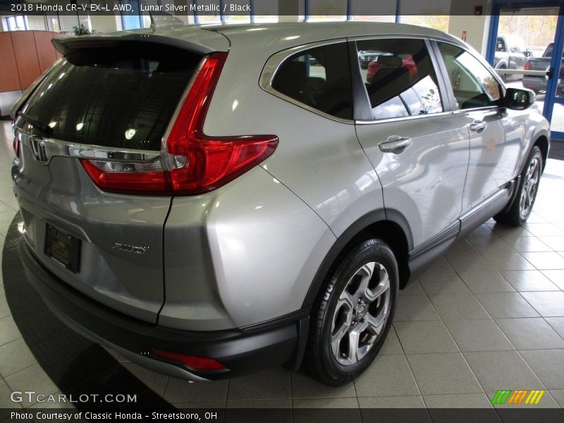 Lunar Silver Metallic / Black 2018 Honda CR-V EX-L AWD