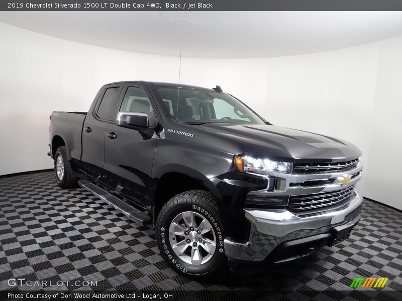 Black / Jet Black 2019 Chevrolet Silverado 1500 LT Double Cab 4WD