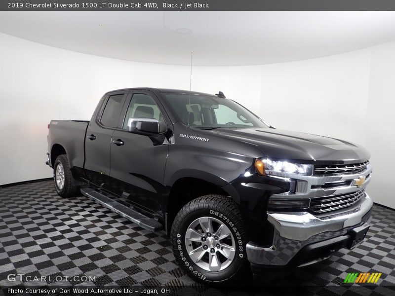 Black / Jet Black 2019 Chevrolet Silverado 1500 LT Double Cab 4WD