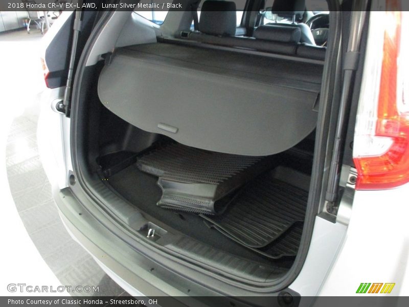 Lunar Silver Metallic / Black 2018 Honda CR-V EX-L AWD