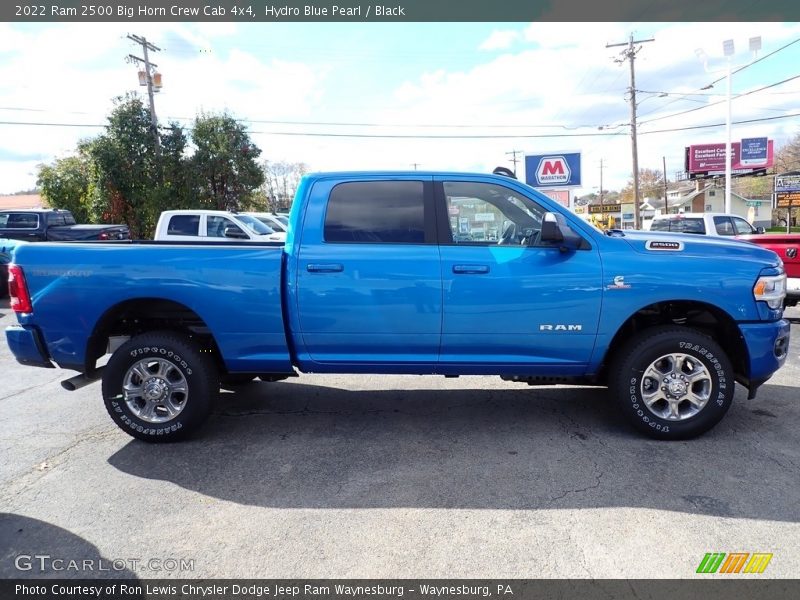 Hydro Blue Pearl / Black 2022 Ram 2500 Big Horn Crew Cab 4x4