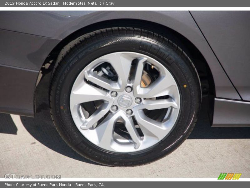 Modern Steel Metallic / Gray 2019 Honda Accord LX Sedan