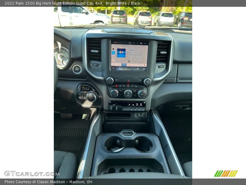 Bright White / Black 2022 Ram 1500 Big Horn Night Edition Quad Cab 4x4