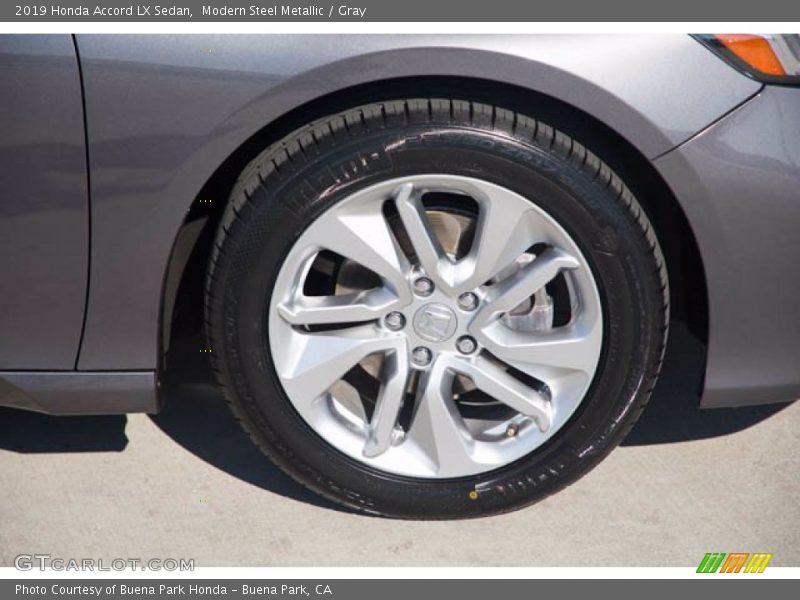Modern Steel Metallic / Gray 2019 Honda Accord LX Sedan