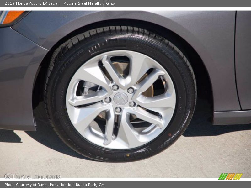 Modern Steel Metallic / Gray 2019 Honda Accord LX Sedan