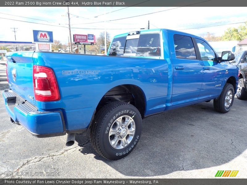 Hydro Blue Pearl / Black 2022 Ram 2500 Big Horn Crew Cab 4x4